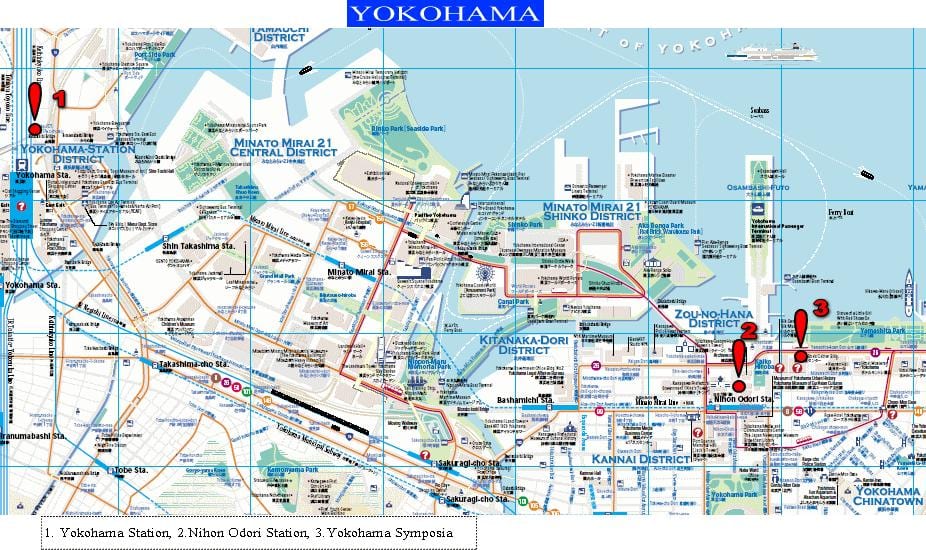 Yokohama mapa andando